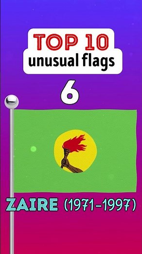 Top 10 Unusual Flags of the World 🌏🏳️😮 #flags #geography