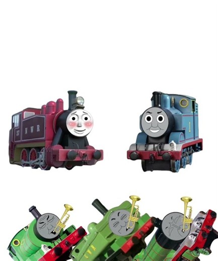 Let’s groove tonight (Rosie and Thomas) #thomasandfriends #thomasthetankengine #goovy #funny #meme