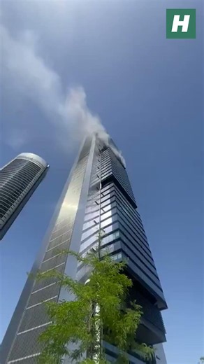 Madrid's Torre Moeve, one of the Four Towers, evacuated due to fire
