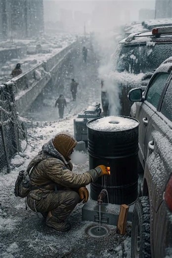 Day 300. Snow falls. Power fades. The infected still climb.— it’s about structure. ❄️