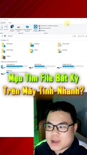có khi nào bạn muốn mở 1 file nào đó nhưng lại không biết file được lưu ở đâu. đây là mẹo tìm kiếm file bất kỳ trong máy tính được nhanh hơn #minhlakhoa #khoatinhoc #tinhocvanphong #meotinhochay #tipspc | Mình Là Khoa