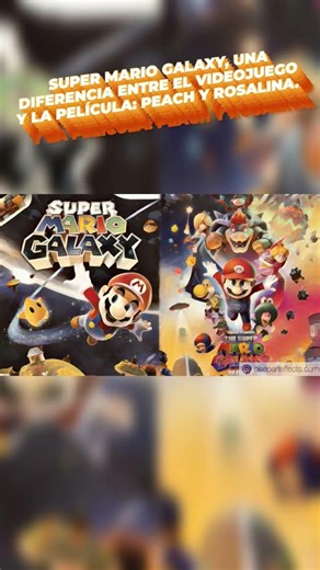 Super Mario Galaxy, una Diferencia entre el Videojuego y la Película: Peach y Rosalina. Descripción