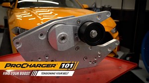 Even if you've tensioned a belt before, you'll want to watch this video. We cover the old tensioner, new tensioner and belt selection. Subscribe to our YouTube channel to follow along with our new ProCharger 101 series. #boost #procharger #supercharger #dragracing #ford #chevy #dodge #procharged #supercharged | ProCharger Superchargers