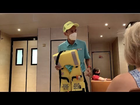 Carnival's *NEW* Muster Drill & Safety Briefing on the Carnival Horizon