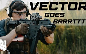 【实弹射击】一秒内清空弹匣的冲锋枪-Kriss Vector