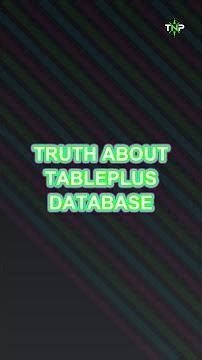 The Truth About TablePlus Database Manager #Shorts