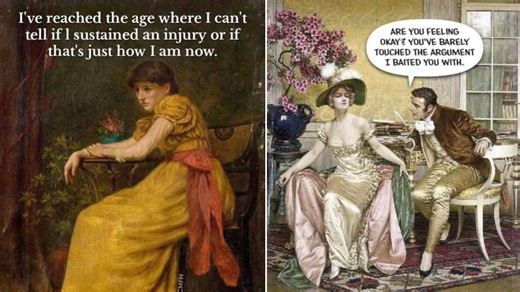 Classical Art Turned In To Relatable Memes And Moments