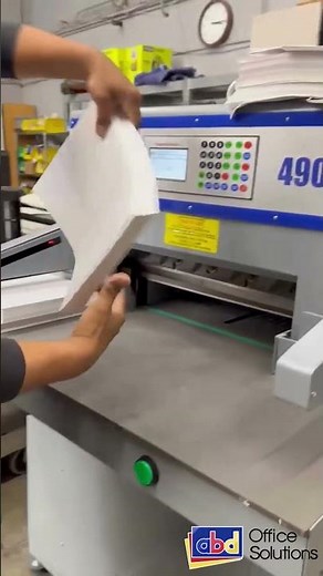 Cut Like a Pro with Duplo DocuCutter 490 Pro!