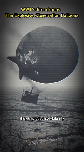 WW1’s First ‘Drones : The Explosive Observation Balloons