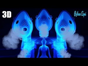 ASMR Aerosol 3D (Five nebulizers) Amazing white noise for sleep 💤💤