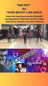 "BAD BOY" aka *SOME BEACH* LINE DANCE #chocolateplatinumsoullinedancers | Come Line Dance Wit Me-by Chocolate Platinum