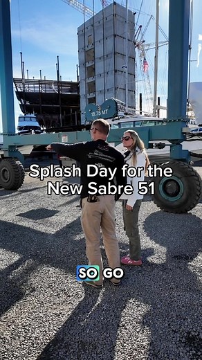 26K views · 307 reactions | Splash day for the Sabre 51 is a proud moment and a testament to the collaboration behind this new model. Every Sabre begins with an idea, shaped by our team's hands long before it meets the water. We can't wait to show her to all of you. #SabreYachts #CraftedInTheMaineTradition | Sabre Yachts | Facebook