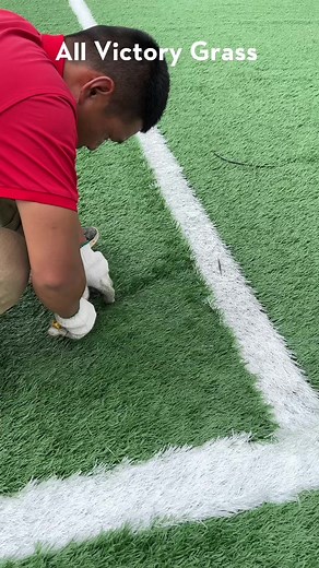Installing Field Markings on Artificial Turf Soccer Fields
