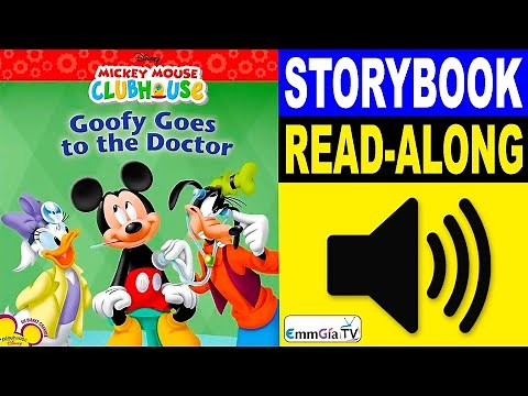 Mickey Mouse Clubhouse - Goofy Goes to the Doctor 📖 Read Along Story books for Kids 📚 Mickey Stories