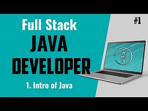 Java Full Stack Developer Course for Beginners | Intro of Java | Basic to Advance | DRS-26 | #1