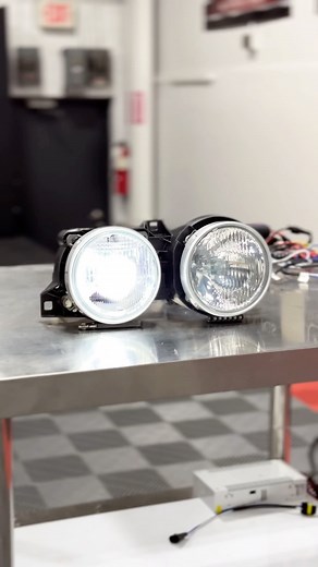Euro Bosch E30 Headlight Conversion We offer this with ether MLED 2.0 (Bi-LED) or Micro D2S (HID) conversion package. DIY or hassle free - just send it in to us ! #bosch #e30 #eurolights #bmw #mled #morimoto | Lightwerkz Global Inc.