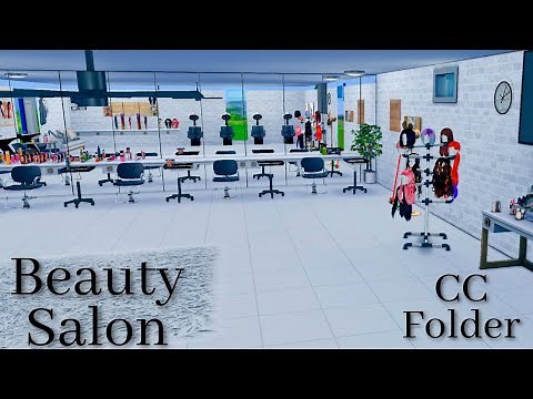 Sims 4 Build Beauty Salon | CC Folder & DOWNLOAD