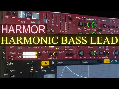 Harmor Harmonic Bass Lead Sound Design | FL Studio 21 Tutorial