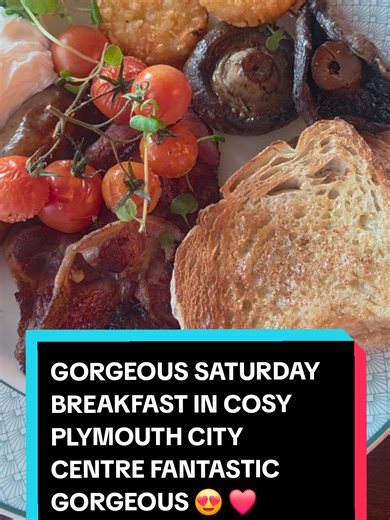 Gorgeous Saturday Breakfast in Cosy Plymouth City Centre