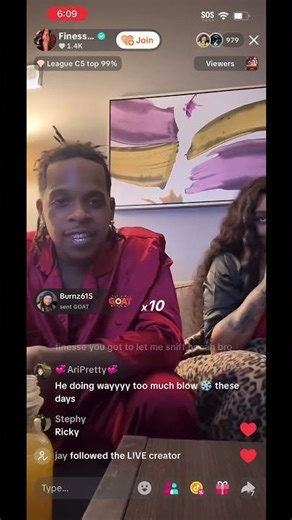 Finesse 2 tymes Tik tok live 11/30/25😂‼️