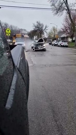 Milwaukee school bus rammed by reckless driver, injuring 3+ people