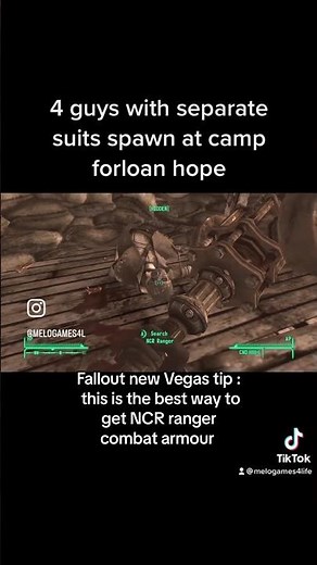 Fallout new Vegas tip : this is the best way to get NCR ranger combat armour