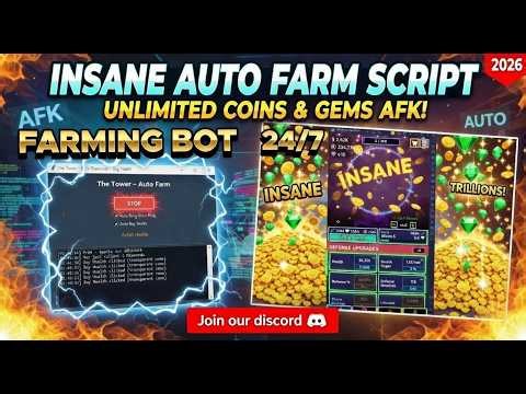 The Tower: INSANE Auto Farm Software - Unlimited Coins AFK! (2026)
