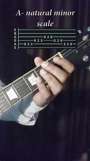 Master the A Natural Minor Scale 🎸
