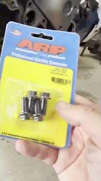 Right Part? LS cam retaining plate from MAHLE with ARP hardware on an LS 6.0