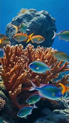 Underwater Paradise: Sea Turtles & Tropical Fish #ocean