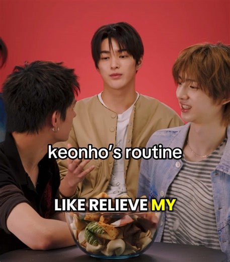 Keonho’s Unique Body Patting Routine