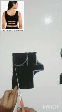 💫 Latest Cut Out Blouse Back Neck Design | Easy CuttingTutorial#SewingTutorial#shots