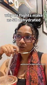 Why do flights make you so dehydrated? the medicine behind it :)