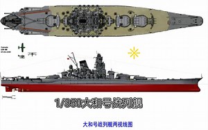 TAMIYA1/350大和号战列舰【开箱】