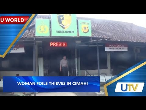 Woman Foils Thieves In Cimahi | U World | UTV