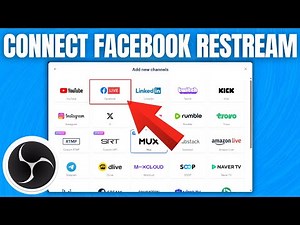How to Connect Facebook with Restream on OBS
