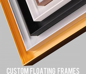 Custom Aluminum Floating Frames, Floater Frame for Canvas Paintings, DIY Large Floating Canvas Frames, Frame Cut to Size, UK Free Shipping - Etsy