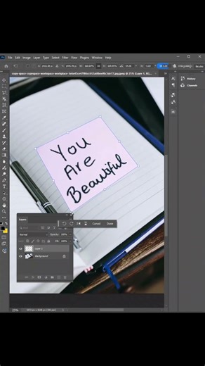 Add realistic text on paper in Photoshop - Photoshop tutorial #enigmaticgallery #taufiqueaarya