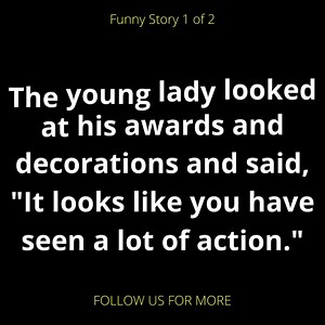 The Sergeant Major looked at her and replied, "1955." | Comedy Company