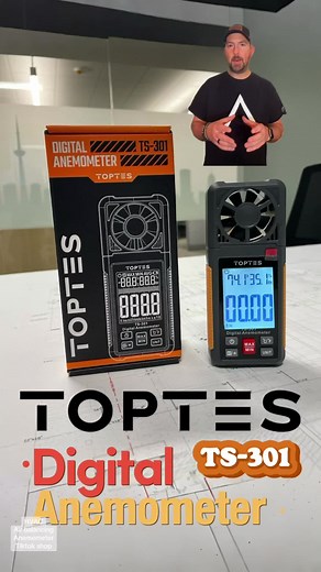 Discover the TOPTES US Digital Anemometer TS-301
