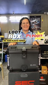 1.1K reactions · 82 shares | ₱,1900!? na HARD PLASTIC TOPBOX?? at New...