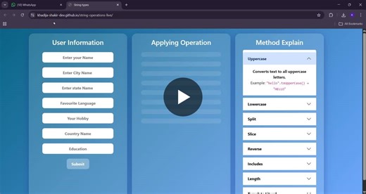 #javascript #webdevelopment #codingjourney #frontenddevelopment #learninpublic #100daysofcode #jsprojects #programming #techlearning #developerjourney | KHADIJA SHAKIR
