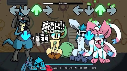 【FNF×宝可梦】Old Enemies (Please read description)（联动）