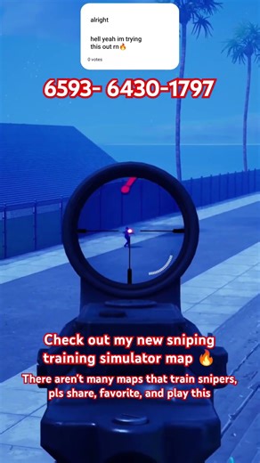 Sniping training map!? #fortnite #fortniteclips #fortnitesniper