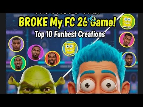 Fifa Top 10 FACES That BROKE My FC 26 Game! Funny Creations (Tutorial) 🤯