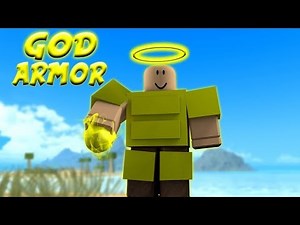 How to Make full God Armor in Booga Booga with only 1 crystal and 1 gold bar!!