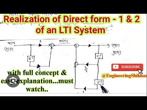 SLS:Unit 5: Different forms of structural representations of discrete time Systems