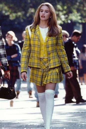 Clueless Cher Horowitz Cosplay Costume School Dress Top Uniform Jacket Skirt - Etsy
