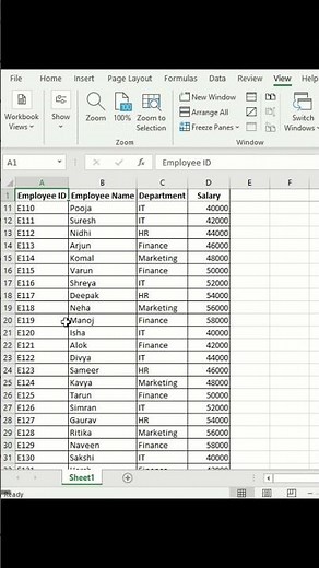 Excel Freeze Panes Tutorial | Keep Headers Visible While Scrolling | Complete Guide 2025 #Excel
