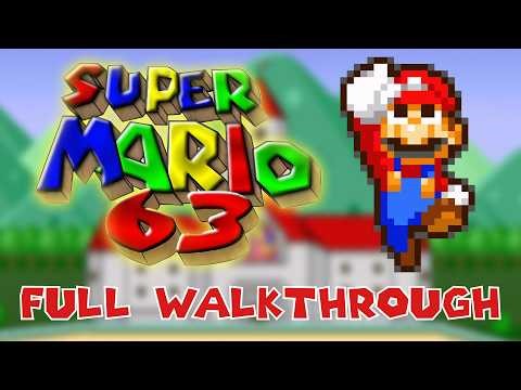 Super Mario 63: Full Walkthrough (All Shine Sprites + All Star Coins)